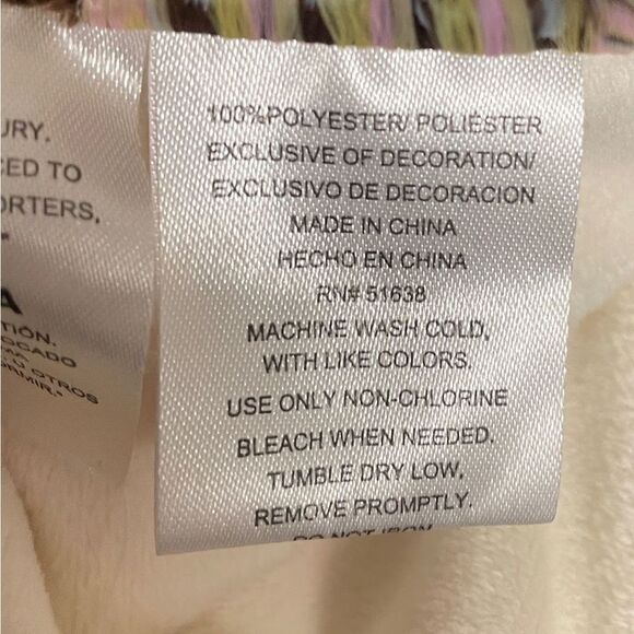 miniville Layette Monkey Dot Plush Sherpa Textured Minky Baby Blanket Lovey - Picture 10 of 12